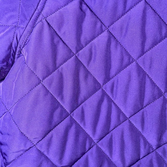 Quilted Purple Ralph Lauren Jacket - Picture 5 of 10